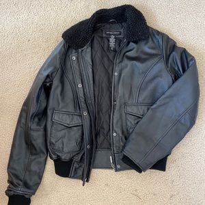 New York & Company Leather Jacket